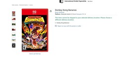 Nintendo powraca na Amazon z grami i akcesoriami, w tym ekskluzywnymi Switch 2. Na zdjęciu - jedna z ofert gier. (Źródło obrazu: Zrzut ekranu - Amazon)