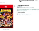 Nintendo powraca na Amazon z grami i akcesoriami, w tym ekskluzywnymi Switch 2. Na zdjęciu - jedna z ofert gier. (Źródło obrazu: Zrzut ekranu - Amazon)