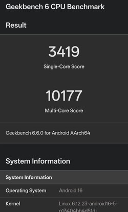Niższe wartości po długotrwałym obciążeniu