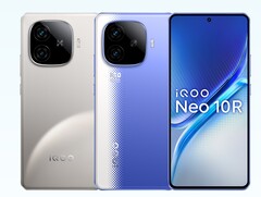 IQOO Neo 10R jest dostępny w kolorach Racing Blue i MoonKnight Titanium (źródło zdjęcia: iQOO)