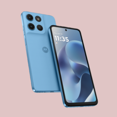 Moto G17 Power w kolorze Pantone Alaskan Blue (źródło zdjęcia: Motorola)