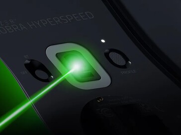 Razer Cobra HyperSpeed wykorzystuje starszy sensor Focus X 26K Optical. (Źródło obrazu: Razer)