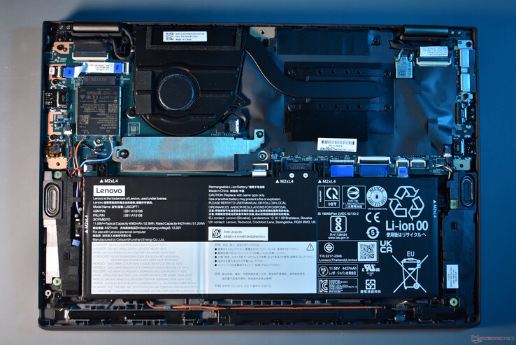 Lenovo ThinkPad X13 Yoga Gen 3: elementy wewnętrzne