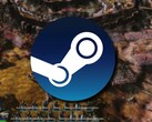 Zdjęcie przedstawiające logo serwisu Steam oraz grę „Medieval Kingdom Wars”, która jest obecnie w promocji.
