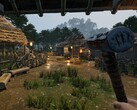 Obraz przedstawiający wioskę w Sengoku Dynasty, teraz z 52% zniżką na Steam.