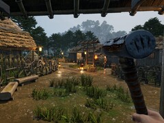 Obraz przedstawiający wioskę w Sengoku Dynasty, teraz z 52% zniżką na Steam.