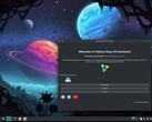 Arch-based Xray_OS Linux desktop with Tolitica assistant (Źródło obrazu: Xray_OS na SourceForge)