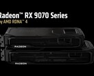 Procesory graficzne AMD Radeon RX 9070 XT i RX 9070 RDNA 4 ujawniają pełną wydajność. (Źródło obrazu: AMD)
