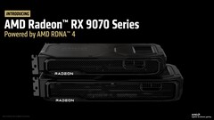 Procesory graficzne AMD Radeon RX 9070 XT i RX 9070 RDNA 4 ujawniają pełną wydajność. (Źródło obrazu: AMD)
