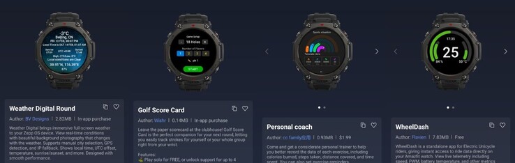 Nowe aplikacje Amazfit Mini