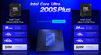 Intel Arrow Lake Refresh - Core Ultra 7 270K Plus i Core Ultra 5 250K Plus (Źródło: Intel)