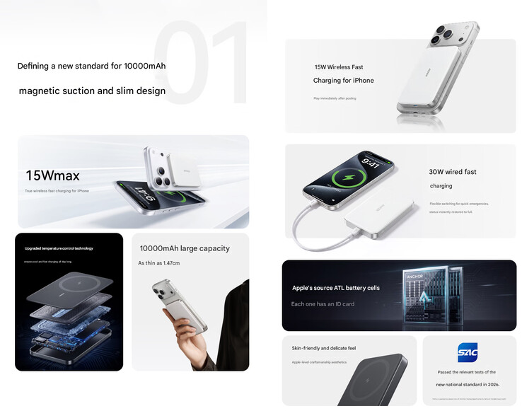 Główne zalety power banku Air+ o pojemności 10 000 mAh (tłumaczenie maszynowe)