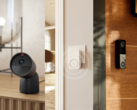 Od lewej do prawej (na zdjęciu), przewodowa kamera Philips Hue Secure 2K, dzwonek Hue Smart Chime i przewodowy dzwonek wideo Hue Secure. (Źródło zdjęcia: Philips - edytowane)