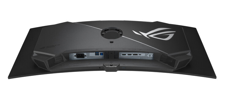 Asus dołącza do ROG Strix OLED XG34WCDMS jedynie port USB typu C o mocy 15 W.