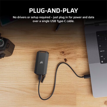 Zatyczka USB powinna być zawsze założona, gdy nie jest używana. (Źródło obrazu: Corsair)