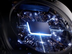 Artystyczny render procesora Galaxy Watch Ultra.