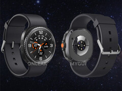 Zegarek Galaxy Watch8 Classic łączy w sobie konstrukcje zegarków Galaxy Watch6 Classic i Galaxy Watch Ultra w jednym urządzeniu. (Źródło obrazu: OnLeaks i SammyGuru)