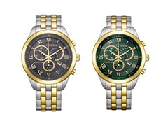 Firma Citizen rozszerza swoją ofertę modeli Eco-Drive o dwa nowe dwukolorowe chronografy