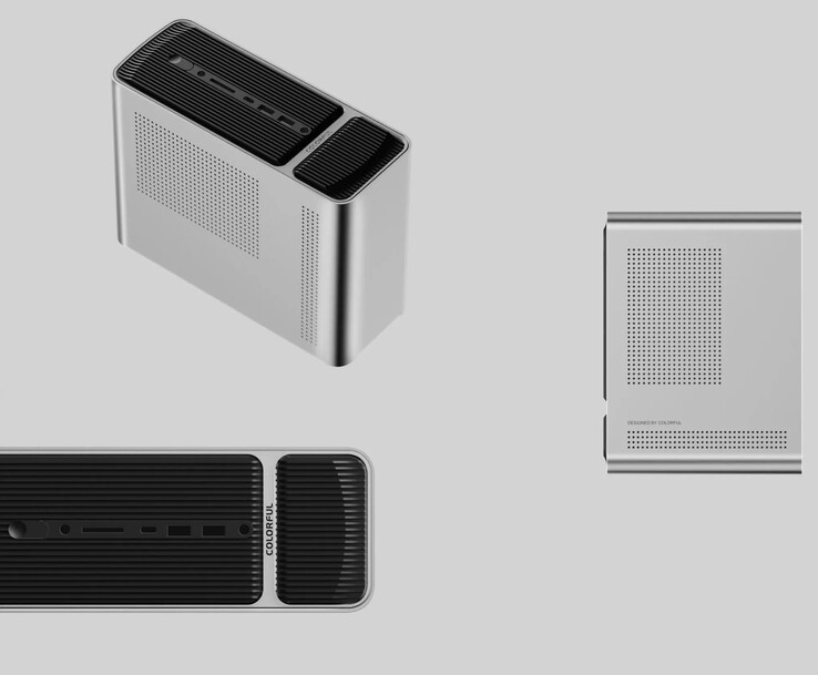Elementy konstrukcyjne kolorowego mini PC SMATR 900 (źródło obrazu: PC Watch)