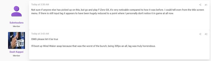 Ulepszenia emulatora GameCube omawiane na forach ResetEra (Źródło obrazu: zrzut ekranu, fora ResetEra)