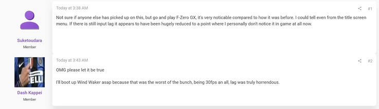 Ulepszenia emulatora GameCube omawiane na forach ResetEra (Źródło obrazu: zrzut ekranu, fora ResetEra)