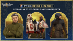 Wieniec powabu, kaptur Lords of Skalitz, zestaw zbroi Warhorse i zestaw zbroi Cutpurse, wcześniej dostępne tylko za pośrednictwem zrzutów Twitch. (Źródło obrazu: Steam)