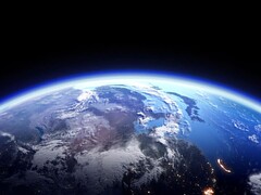 Obraz przedstawiający Ziemię i jej atmosferę. (Źródło zdjęcia: Bluebackimage, Adobe Stock)