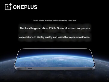 OnePlus 16 będzie wyposażony w wyświetlacz OLED z maksymalną częstotliwością odświeżania 185 Hz.