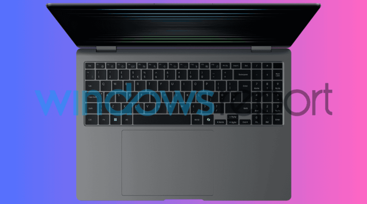 Klawiatura Samsung Galaxy Book 5 Pro 360 (źródło obrazu: Windows Report)