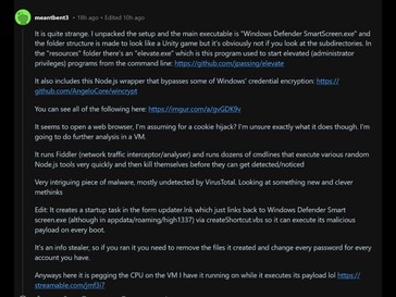 Dochodzenie Reddit w sprawie zainfekowanego demo Steam (źródło obrazu: zrzut ekranu, subreddit PC Gaming)