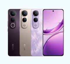Vivo V50 Lite 5G jest dostępny w kolorach czarnym, złotym i fioletowym (źródło zdjęcia: Vivo)