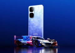 IQOO Neo 10 Pro+ posiada stylowy tył z nadrukiem pikseli. (Źródło zdjęcia: Vivo)