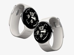 Seria Pixel Watch 3 ma charakteryzować się cieńszymi ramkami wyświetlacza niż zeszłoroczne modele. (Źródło obrazu: @OnLeaks i Android Headlines)