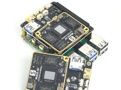 Maix4-HAT: Płytka rozszerzeń może być używana z lub bez Raspberry Pi. (Źródło zdjęcia: Sipeed)