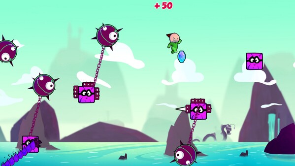 Zrzut ekranu z PlayStation Store przedstawiający grafikę Cloudberry Kingdom (źródło obrazu: PlayStation Store)