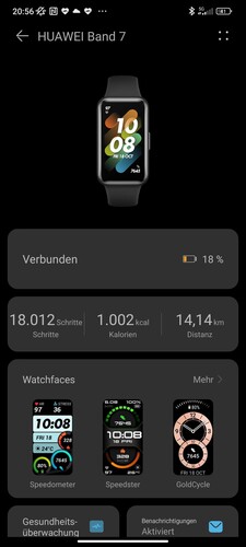 Tarcze zegarka można wgrać do zegarka za pośrednictwem aplikacji