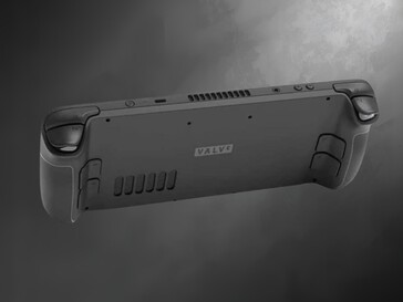 Tylny panel LCD Steam Deck na wyświetlaczu (źródło obrazu: Valve z poprawkami)