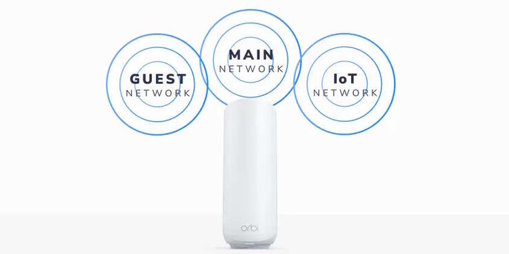 Te urządzenia WiFi 7 mesh mogą tworzyć wiele oddzielnych sieci (źródło obrazu: Netgear)