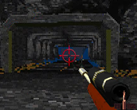 Zrzut ekranu z rzekomego materiału filmowego przedstawiającego port gry „GoldenEye 007” na konsolę SNES