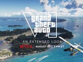 Prezentacja banera promującego rozszerzoną zapowiedź gry GTA 6 na platformie Netflix