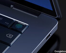 Laptopy Googlebook będą napędzane procesorami Intel Qualcomm i MediaTek. Na zdjęciu: render promocyjny laptopa marki Google.