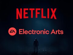 Pokazano baner Netflix z logo Electronic Arts (źródło zdjęcia: Netflix, Electronic Arts z poprawkami)