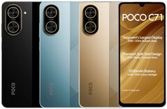 Poco C71 posiada 6,88-calowy wyświetlacz HD+ 120 Hz (źródło obrazu: Poco)