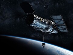 Ilustracja artysty przedstawiająca teleskop Hubble'a. (Źródło zdjęcia: Andrew-Art - Pixabay)