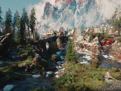 Demo technologiczne Wiedźmina 4 firmy CDPR przedstawiające nowy, rozległy krajobraz. (Źródło obrazu: TheWitcher)