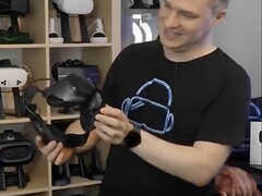 VoodooDE VR z domniemanym zestawem słuchawkowym Steam Frame.