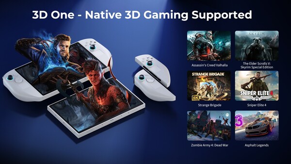 Abxylute 3D One posiada odłączane kontrolery.