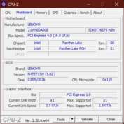 Płyta główna CPU-Z