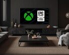 Xbox i Epic Games Store widoczne w salonie