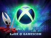 Baner Xbox Gamescom 2025 z Hornetem z Hollow Knight: Silksong (źródło obrazu: Xbox Wire, Team Cherry z poprawkami)